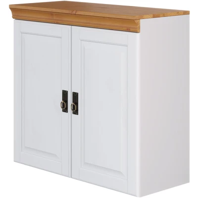 Abbildung von Home affaire Hängeschrank &quot;Rügen&quot;, Breite 80 cm, Kiefer massiv, 2 Türen, 1 Einlegeboden