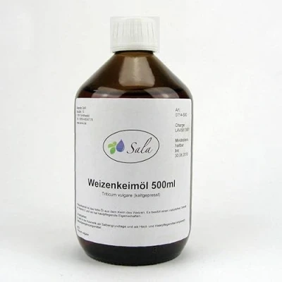 Abbildung von Sala Weizenkeimöl kaltgepresst konv. (500 ml Glasflasche)