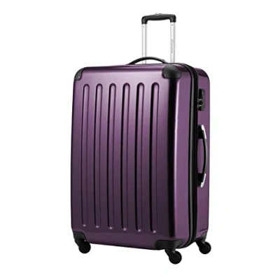 Abbildung von HAUPTSTADTKOFFER Alex Großer Hartschalen Koffer, 4 Doppel Rollen, Trolley, Rollkoffer, Reisekoffer, Volumenerweiterung, 75 cm, 119 Liter, Aubergine