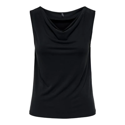 Abbildung von ONLY Onlfree Draping NECK Top, Damen, Größe: Large, Black
