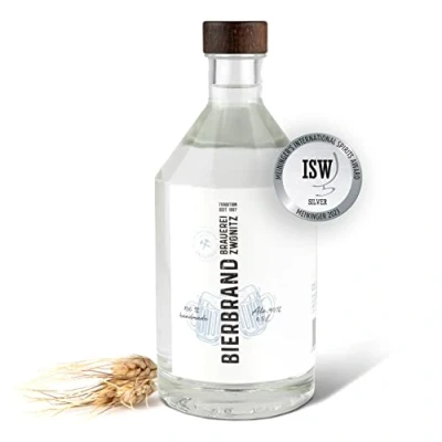 Abbildung von Brauerei Zwönitz Bierbrand 0,5 Liter/Edelbrand aus Bier/Bierschnaps/Bierbrand als besonderes Bier Geschenk/Geschenk für Männer/Geschenkidee Liebhaber