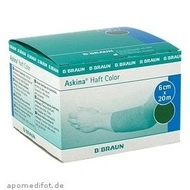 Abbildung von Askina Haftbinde Color 6 cmx20 m grün 1 St