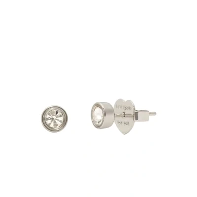 Abbildung von kate spade new york Small Studs Ohrringe clear/silvercoloured, Damen, Größe: One Size, Clear/silver coloured