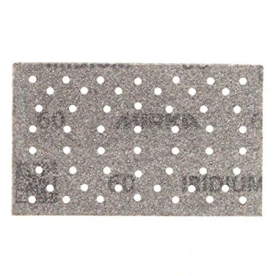 Abbildung von Mirka Iridium Premium Schleifpapier 81x133mm Klett 54 Loch, Korn 60, 50/Pack / Zum Schleifen von Lack, Spachtel, Grundierung, Holz, Stahl, Mineralwerkstoffe, Kunststoff