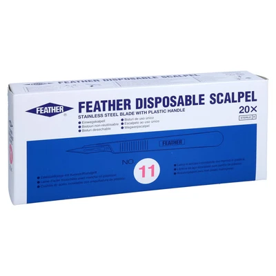 Abbildung von Skalpell Einmal Figur 11 Feather 20 St
