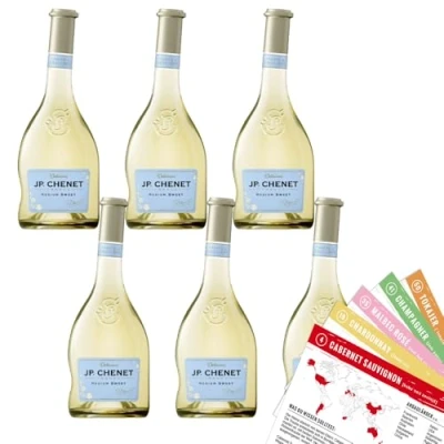 Abbildung von JP.Chenet Medium Sweet Weiß IGP, lieblich, sortenreines Weinpaket + VINOX Winecards (6x0,75l)
