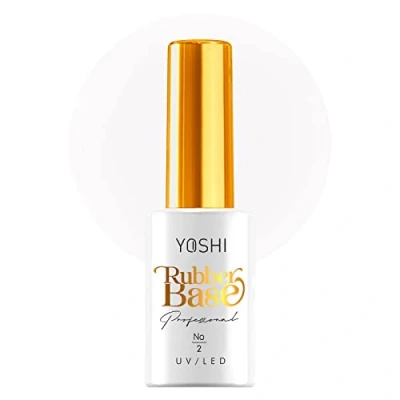Abbildung von Yoshi Rubber Base 10 ml Gummibasis für Nägel Kautschuk Nagelbasis UV Nagellack Basis Langlebige Professionell Builder Elastische Nagel Grundierung Weiß