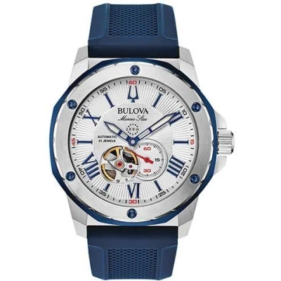 Abbildung von Bulova Chronograph, Herren, Größe: One Size, Silber