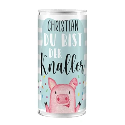 Abbildung von Lustapotheke® Du bist der Knaller Bierdose, 1L, mit Wunschtext