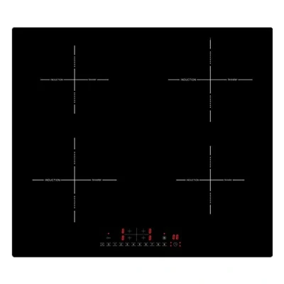 Abbildung von Acopino Induktions Kochfeld Glaskeramik Induktion autark 60cm Einbaukochfeld KMI4 mit Sensor Touch Control, Autarkes Induktion, Breite 60 cm