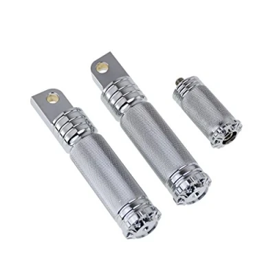 Abbildung von HDBUBALUS Motorrad Zubehör Fußstütze Fußrasten und Schalthebel passend für Harley Sportster Touring Dyna Softail Custom Chrome
