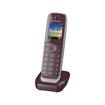 Abbildung von Panasonic KX TGJA30EXR Mobilteil inkl. Ladeschale, Weinrot