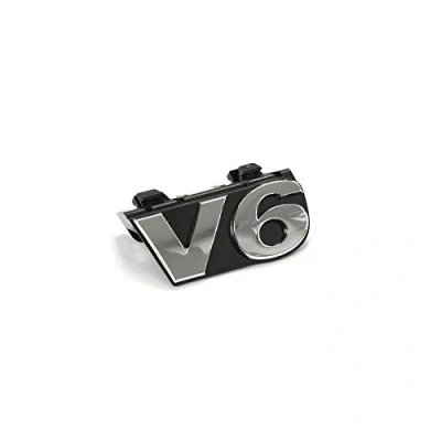 Abbildung von Volkswagen 2H6853948DIDJ Schriftzug V6 Kühlergrill Emblem Logo chrom