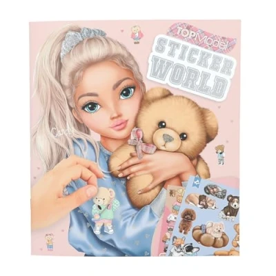 Abbildung von Depesche 13209 TOPModel Team Teddy Stickerbuch mit 20 illustrierten Hintergrundseiten zum Selbstgestalten, inkl. 3 Doppelseiten Sticker