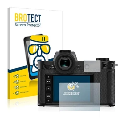 Abbildung von BROTECT Schutzglas für Leica SL2 Schutzfolie Panzer Folie Glas [Extrem Kratzfest 9H, Anti Fingerprint, Ultra Transparent]