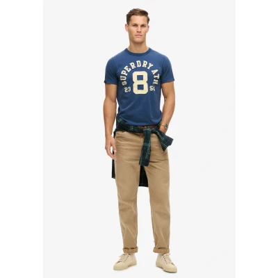 Abbildung von Superdry Vintage Athletic Short Sleeve Tshirt print, Herren, Größe: Medium, Supermarine navy