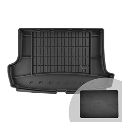 Abbildung von FROGUM ProLine 3D Gummimatte Exklusive Auto Kofferraummatte Kofferraumwanne für Volkswagen T ROC ab 2017 Bequemer Organiser Die höchsten Kanten