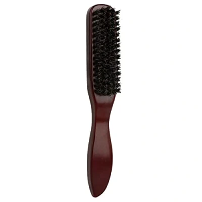 Abbildung von Bartbürste,Bartkamm Männer,Bartbürste Männer,Bart bürste,Beard Brush,Bart bürste Mann,Beard Comb,Bartkamm Holz,Bartkamm &amp; Bartbürste Set Für Männer,Glättet und Fördert das Bartwachstum