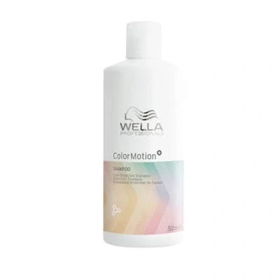Abbildung von Wella Professionals ColorMotion+ Shampoo Farbpflegeshampoo für coloriertes Haar schützt und stärkt die Haarfarbe mit Antioxidantien 500 ml