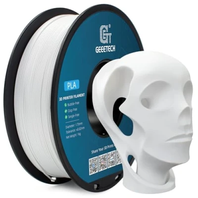 Abbildung von GEEETECH PLA Filament für 3D Drucker, 1,75mm, WEISS