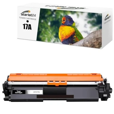 Abbildung von 17A Kompatibel Tonerkartusche als Ersatz für HP CF217A Laserjet Pro MFP M130fw M130nw M130fn M130a M130, M102W M102A M102 (1 Schwarz)