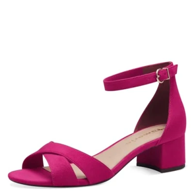 Abbildung von Tamaris Damen Klassische Ballerinas, Frauen Flats,Comfort Lining,TOUCHit Fußbett,Slip ons,klassisch elegant,Ballerinen,Fuxia,37 EU