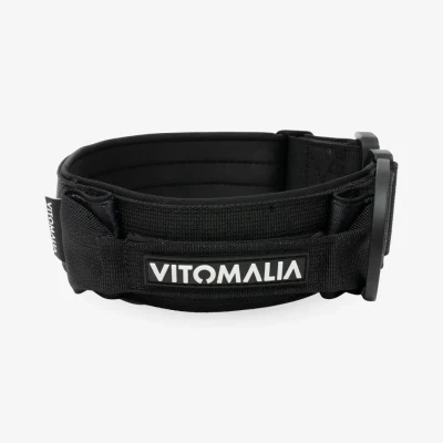 Abbildung von VITOMALIA® Taktisches Hundehalsband, 5 cm Breit: Stabiles Nylon, Magnet Handgriff, Sicherheitsschnalle, hundehalsband große Hunde (5cm/L = 45cm 60cm, Schwarz)