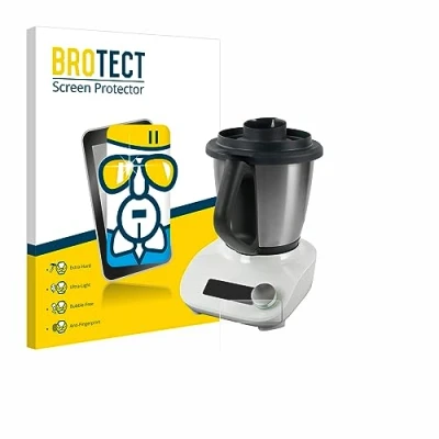Abbildung von BROTECT Schutzglas für Vorwerk Thermomix Friend Schutzfolie Panzer Folie Glas [Extrem Kratzfest 9H, Anti Fingerprint, Ultra Transparent]
