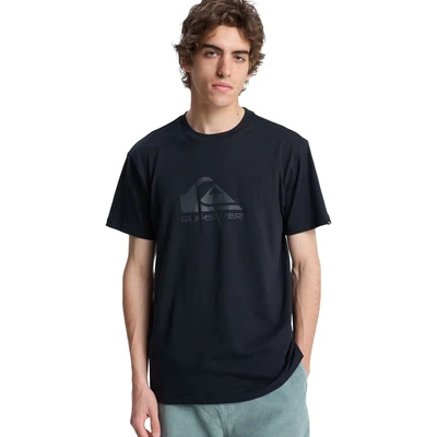 Abbildung von Quiksilver COMP LOGO Unisex Tshirt print, Größe: Large, Black
