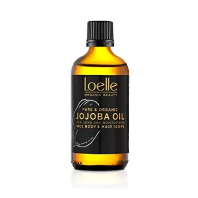Abbildung von Loelle Reines &amp; biologisches kaltgepresstes Jojobaöl für alle Hauttypen geeignet Jojoba Öl Haare, Gesicht, Hände, Körper und Intimbereich Naturkosmetik geerntet in Peru 100ml