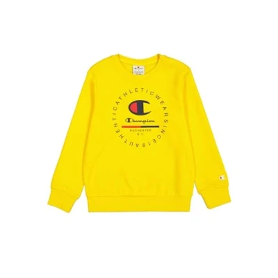 Abbildung von Champion Crewneck Graphic SHOP Sweatshirt für Kinder, Größe: 92/98, Dark yellow