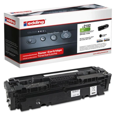 Abbildung von edding Toner EDD 2182 schwarz kompatibel zu HP 410A (CF410A)