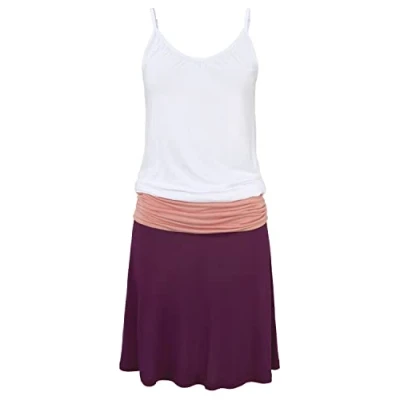 Abbildung von Beach Time Jerseykleid bordeauxapricot, Damen, Größe: 38, Bordeaux apricot