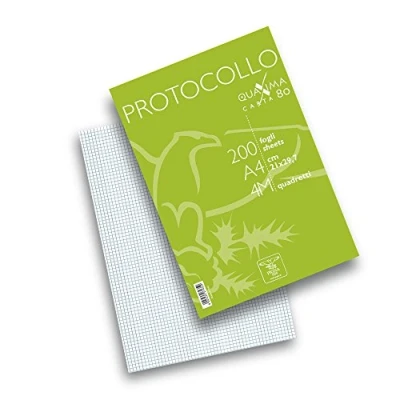 Abbildung von Pigna 02156214 M Blätter Protokoll Pigna, 4 mm, No, 80 g/qm, M, Stück 200