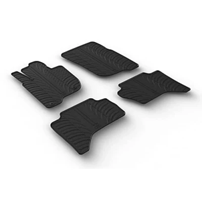 Abbildung von Gledring 0365 Fußmattensatz Gummi vorne und hinten 4 schwarz 800mm 600mm MITSUBISHI: L200 / Triton V Pickup