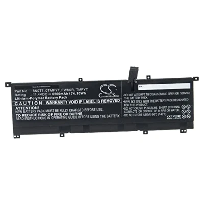 Abbildung von vhbw Akku kompatibel mit Dell XPS 15 9575 i7 8705G Notebook (6500mAh, 11,4V, Li Polymer)