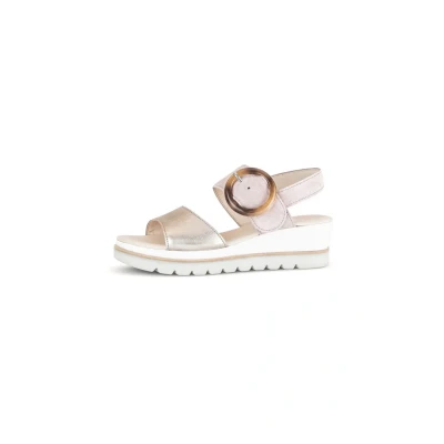 Abbildung von Gabor Keilsandalette, Damen, Größe: 37.5, Beige Schuhe
