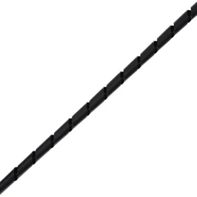 Abbildung von Helos 129259 Spiral Kabelschlauch ø 4 50 mm, 10 m schwarz Kabelmanagement , zuschneidbar, zum Bündeln von Kabeln flexibel einsetzbar