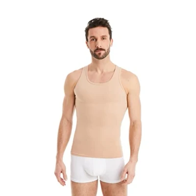 Abbildung von FINN Design Kompressions Shirt ÄRMELLOS Shapewear, Herren, Größe: 3XL, Nude