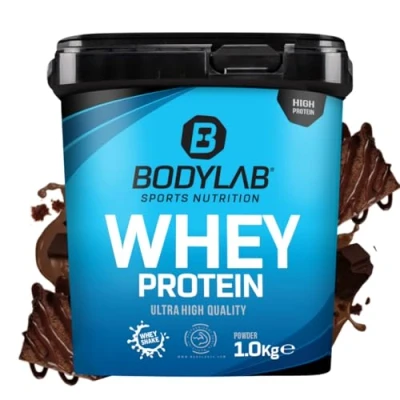 Abbildung von Bodylab24 Whey Protein Pulver, Schoko Brownie, 1kg