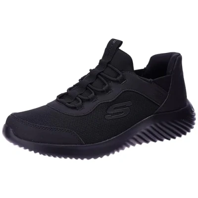 Abbildung von Skechers Bounder Brisk Burst Sneaker, Schwarz, 28 EU