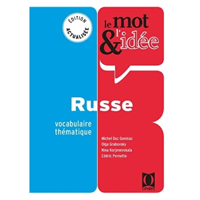 Abbildung von Le Mot et l&#039;Idée. Russe: Vocabulaire thématique