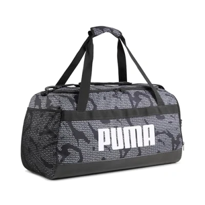 Abbildung von Puma Challenger Allover Print Medium Sporttasche, Größe: One Size, Black logo lab aop