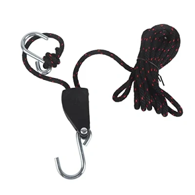 Abbildung von Seilratsche, Mehrzweck Bügelclip Aufhänger Bugheck mit Haken für Bootskajak