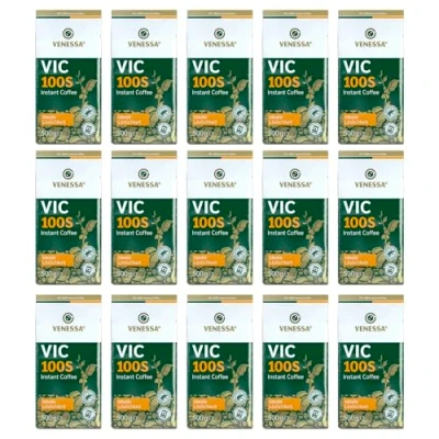 Abbildung von Venessa VIC 100 S löslicher Instant Kaffee 15 x 500g Vorteilspack Röstkaffee, weich und rund im Geschmack Premium Coffee für Vending Automaten Gastronomie Unternehmen
