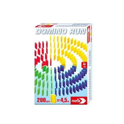 Abbildung von Noris Domino Run 200 Steine Aktionsspiel für Kinder ab 3 Jahren
