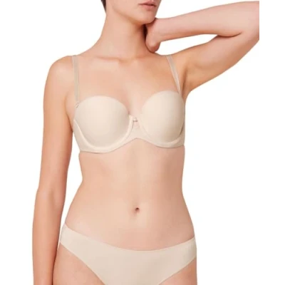 Abbildung von Triumph PURE Balconette BH, Damen, Größe: 90A, Cameo beige