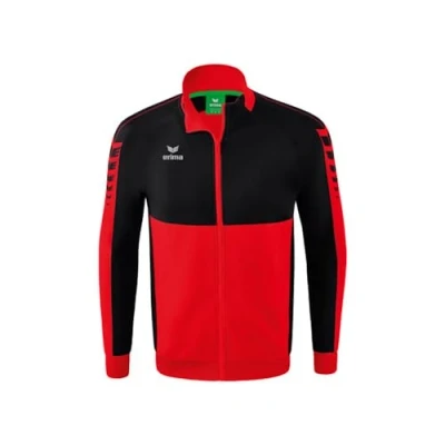 Abbildung von Erima SIX Wings Trainingsjacke, Herren, Größe: 3XL, Rotschwarz