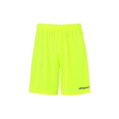 Abbildung von uhlsport Kinder Center Basic Shorts, Fluo gelb/Schwarz, 164