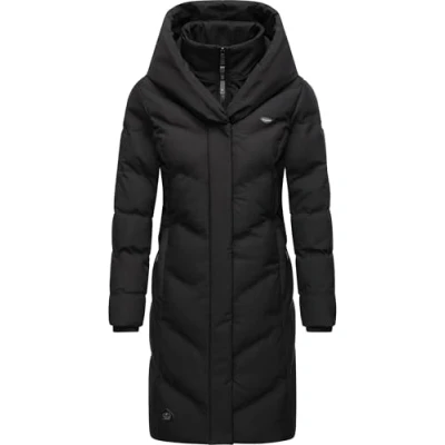 Abbildung von Ragwear Natalka Wintermantel, Damen, Größe: XL, Black